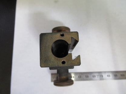 ANTIQUE BAUSCH LOMB MICRO STAGE KNOBS BRASS MICROSCOPE PART AS PICTURED S7-A-08