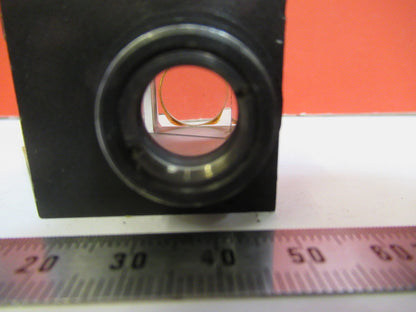 ANTIQUE BAUSCH LOMB MOUNTED GLASS PRISM MICROSCOPE PART AS PICTURED #F8-A-17