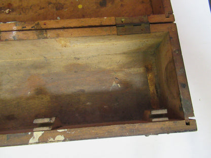 ANTIQUE WOOD CONTAINER EMPTY VERY OLD SCOPE  MICROSCOPE PART AS PICTURED T9-A-50