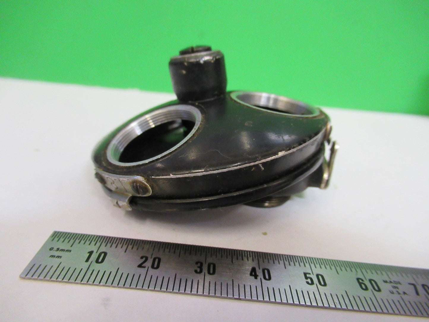 ANTIQUE NOSEPIECE AO SPENCER MICROSCOPE PART AS PICTURED U9-A-37