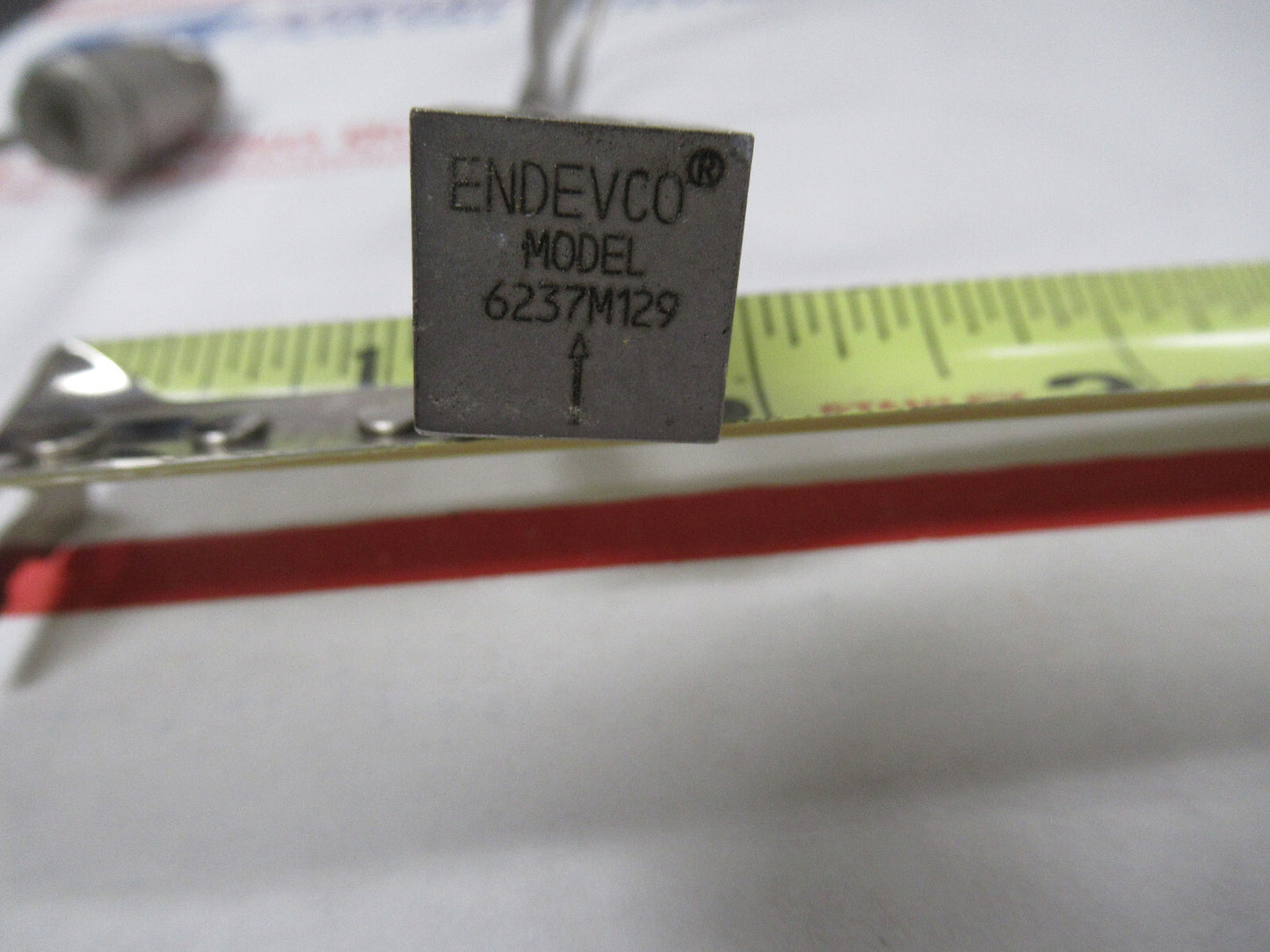 MEGGITT ENDEVCO  6237M129 TURBINE ACCELEROMETER TEST VIBRATION X8-FT-99