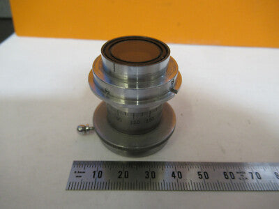 ANTIQUE BAUSCH LOMB POL CRYSTAL RARE CONDENSER MICROSCOPE AS PICTURED &P5-A-84