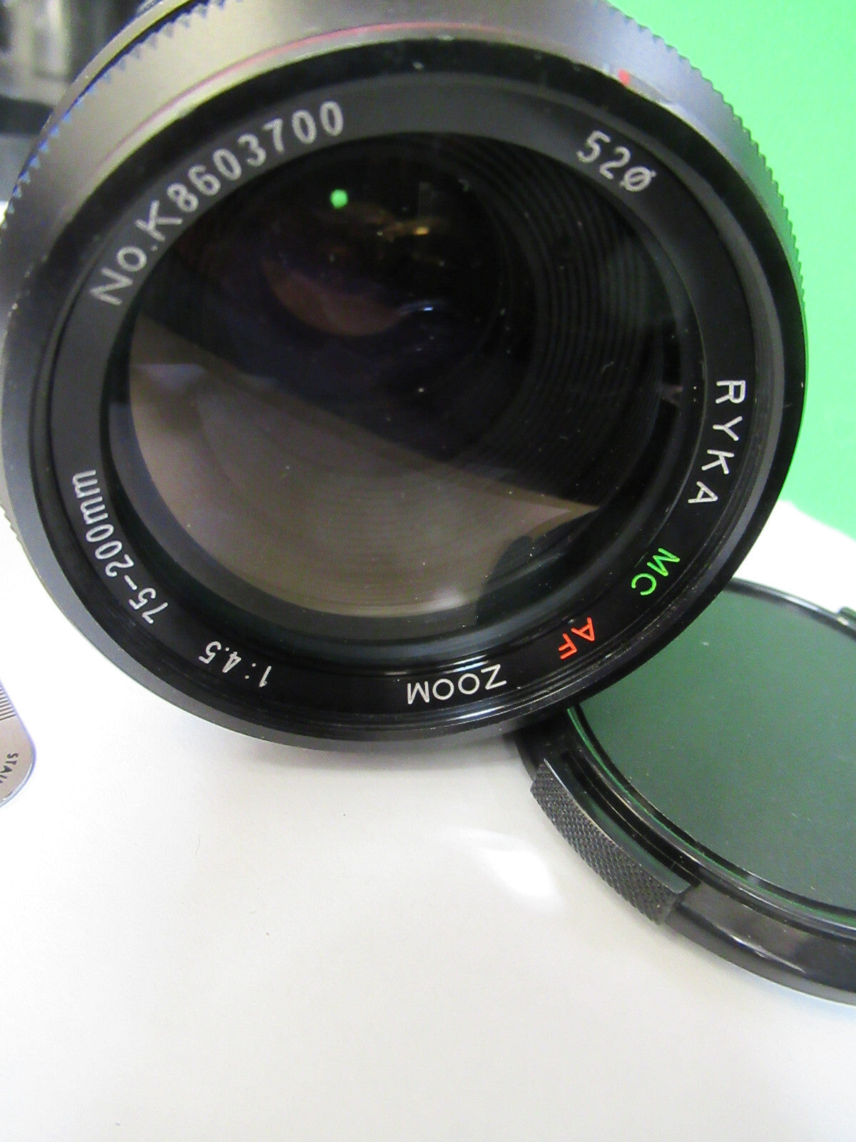 Vintage Auto Zoom Camera Lens Minolta Ryka 75-200mm Lens