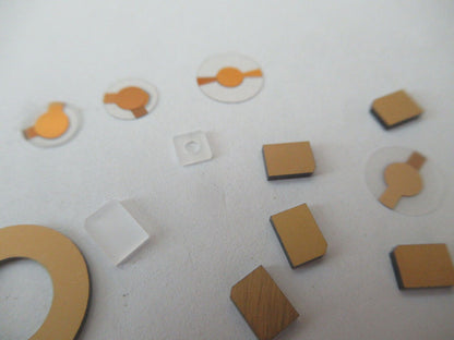 LOT X Y XY-CUT PIEZO QUARTZ PIEZOELECTRIC BLANKS ULTRASONIC SENSOR &F5-A-157
