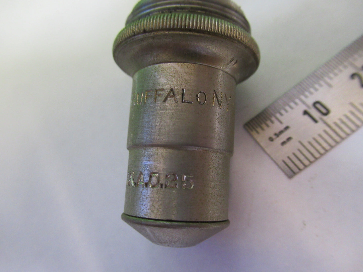 ANTIQUE OBJECTIVE 10X SPENCER LENS MICROSCOPE PART AS PICTURED &H9-C-23