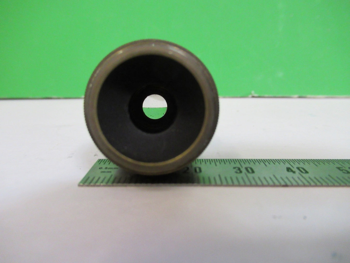 ANTIQUE BRASS BAUSCH LOMB OBJECTIVE 4mm LENS MICROSCOPE PART AS PICTURED X3-B-95