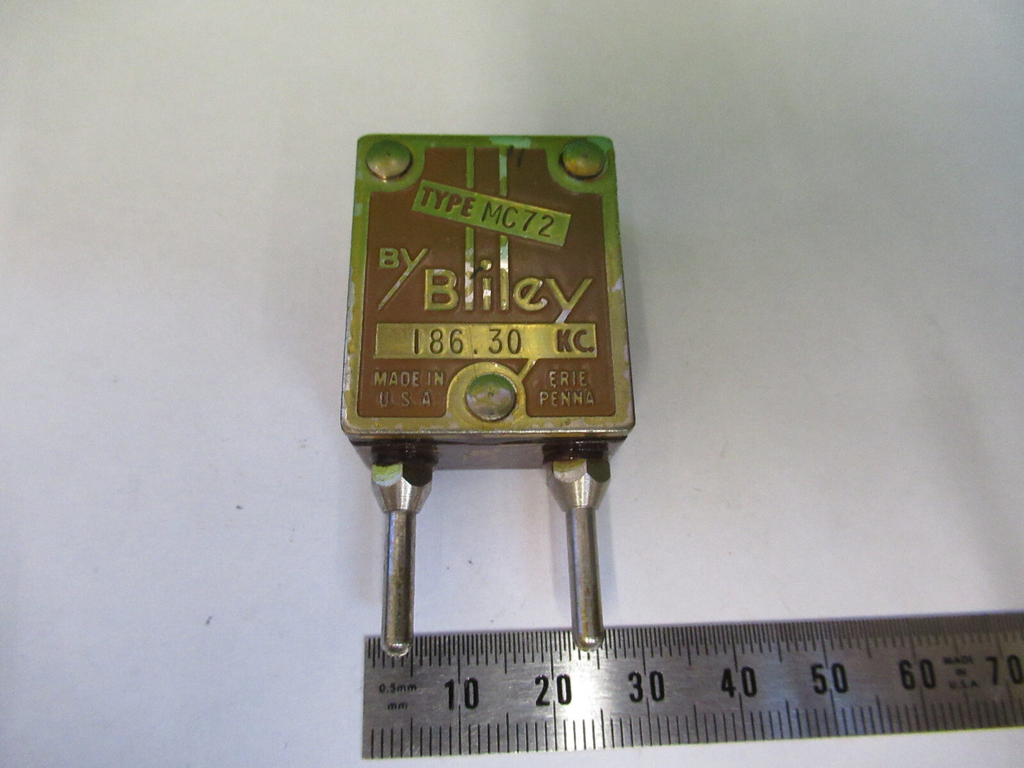 Bliley Electric Co. MC72 Quartz Crystal Frequency Control
