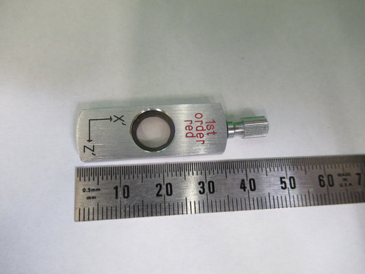 Unitron Pol Slide 1st Order Red Pol Optics Microscope Part