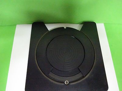 MICROSCOPE PART LEITZ GERMANY ROTABLE STAGE TABLE AS IS  BIN#67-01