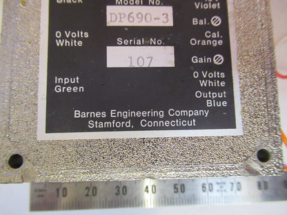 BARNES PREAMPLIFIER for CRYOGENIC INFRARED DETECTOR OPTICS AS PICTURED Y3-A-24