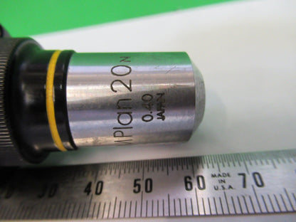OLYMPUS JAPAN DIC M20 N NOMARSKI OBJECTIVE MICROSCOPE PART AS PICTURED Y3-B-01