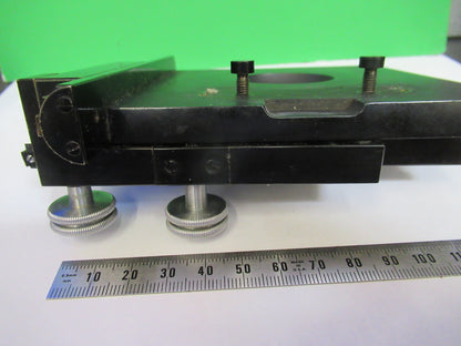 BAUSCH LOMB VINTAGE STAGE TABLE XY MICROSCOPE PART AS PICTURED &H9-C-01