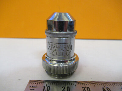 LEITZ WETZLAR GERMANY OBJECTIVE POL 10X MICROSCOPE PART AS PICTURED &A2-FT-53