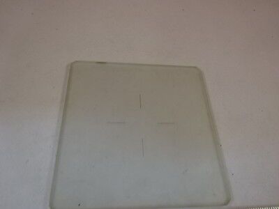 MICROSCOPE PART TARGET RETICLE OPTICS AS IS #M6-A-72