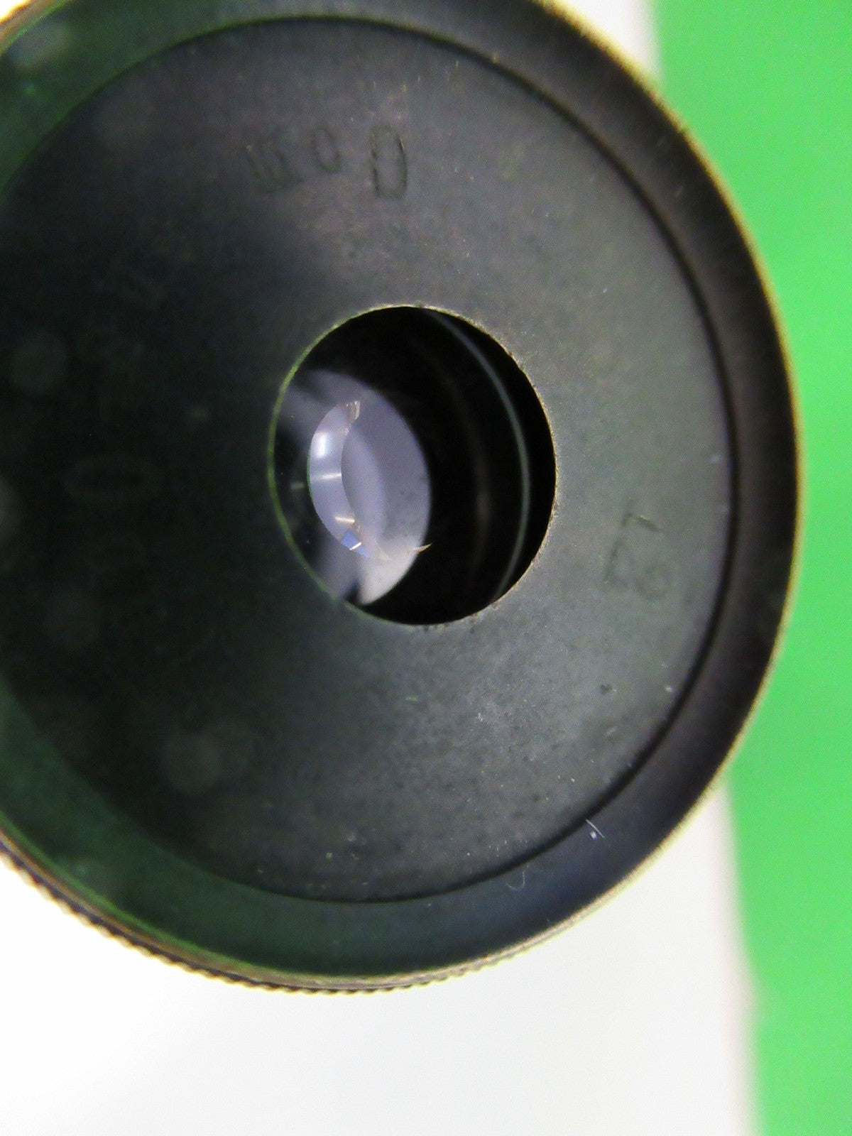 ANTIQUE BRASS CARL ZEISS EYEPIECE COMPENS 12 MICROSCOPE PART AS PICTURED X3-B-97