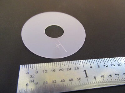 QUARTZ PLATE SINGLE CRYSTAL PIEZOELECTRIC X-CUT PIEZO PART AS PICTURED &3K-A-78