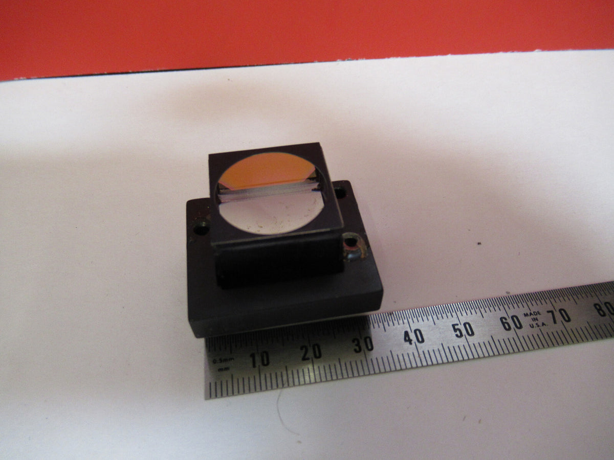 ANTIQUE BAUSCH POL PRISM ASSEMBLY OPTICS MICROSCOPE PART AS PICTURED Y5-A-12