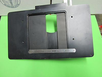 MICROSCOPE PART STAGE MICROMETER LEITZ WETZLAR GERMANY ORTHOPLAN  BIN#50-02