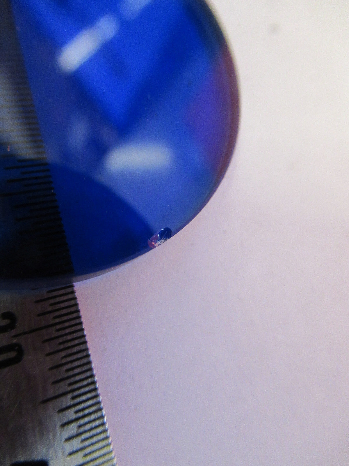 ANTIQUE BAUSCH LOMB BLUE GLASS FILTER OPTICS MICROSCOPE PART AS PICTURED T7-A-26