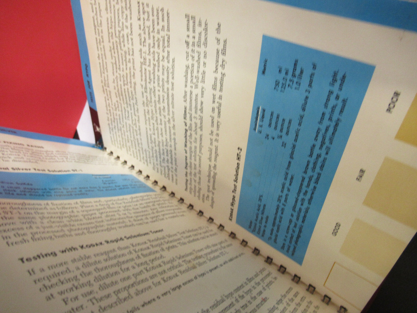 KODAK MASTER DARKROOM DATAGUIDE BOOKLET circa 1970 AS PICTURED S6-A-63