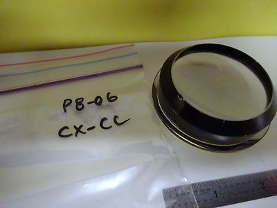 OPTICAL THICK CONVEX CONCAVE LENS MIL SPEC LASER OPTICS AS IS BIN#P8-06
