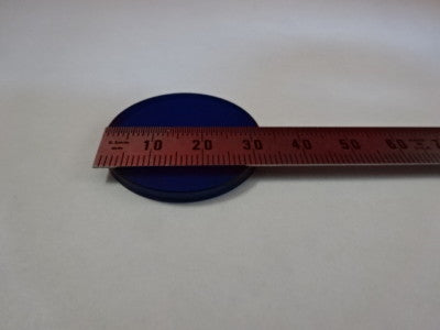Wild Swiss M20 Glass Blue Filter Lens Microscope Part Optics