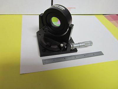 Optical Coated Filter Lens + Micrometer in Oriel Mount Laser Optics