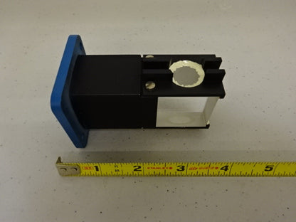 MICROSCOPE PART POLYVAR REICHERT LEICA PRISM CUBE HEAD OPTICS AS IS #AK-23