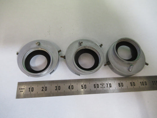 Lot Objective Holders Pol Ernst Leitz Germany Microscope Part