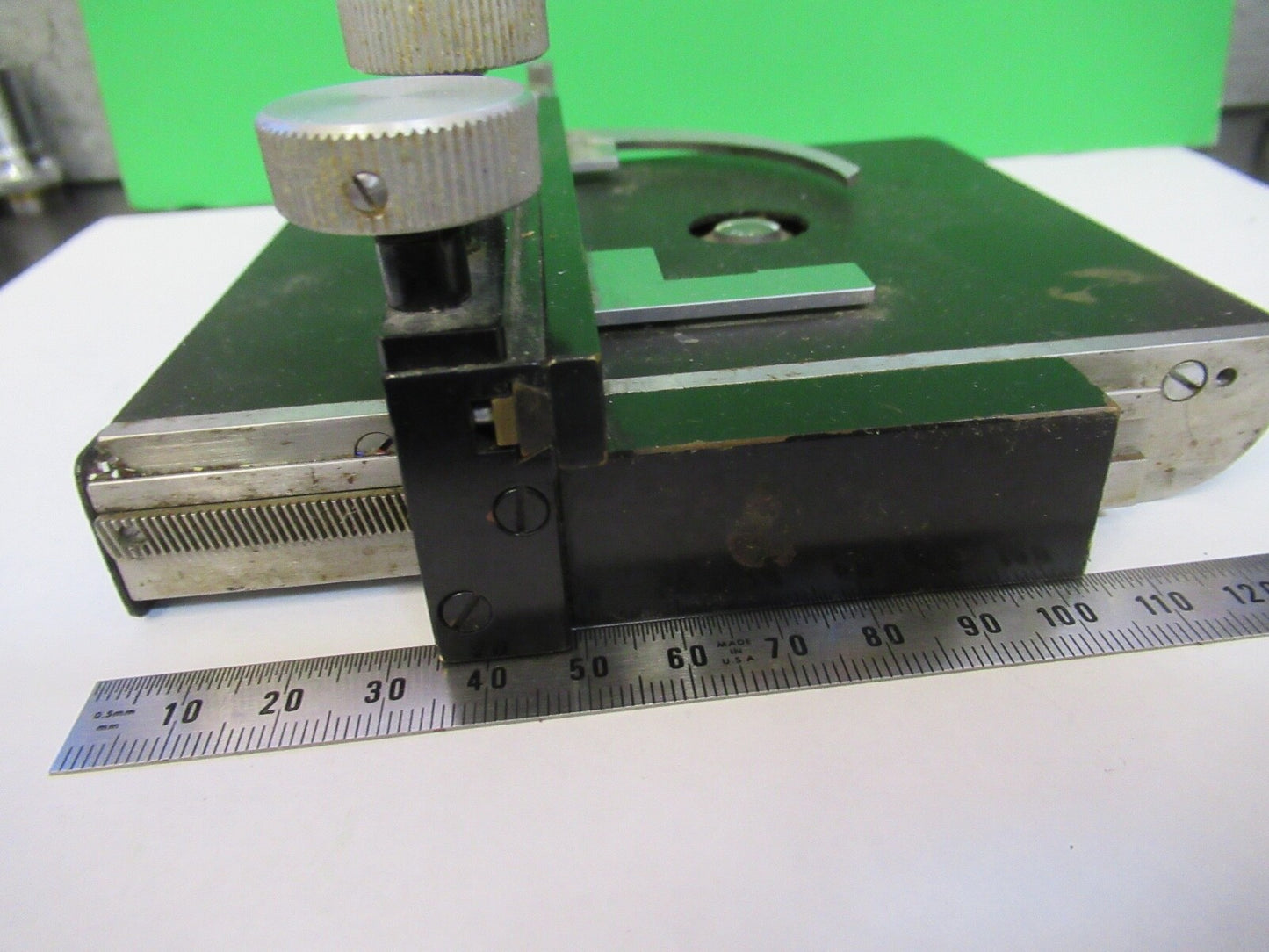 FOR PARTS BAUSCH LOMB ANTIQUE XY STAGE TABLE MICROSCOPE PART AS PICTURED H3-B-24