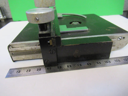 FOR PARTS BAUSCH LOMB ANTIQUE XY STAGE TABLE MICROSCOPE PART AS PICTURED H3-B-24