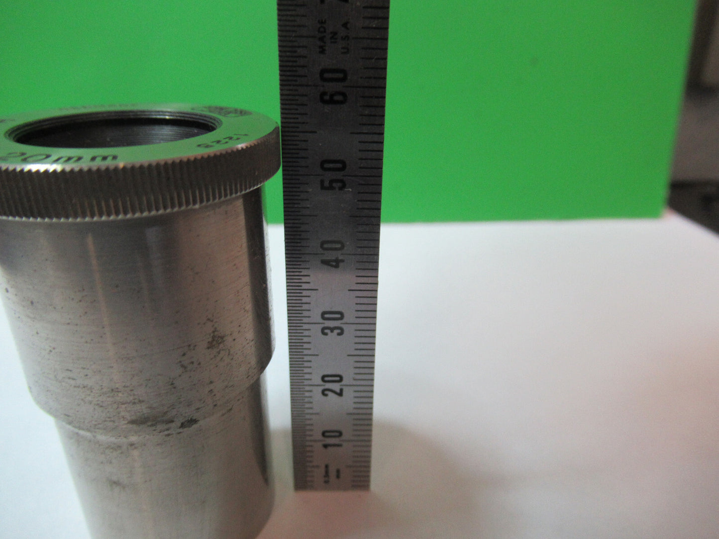 CARL ZEISS JENA HOMAL I f=20 EYEPIECE MICROSCOPE PART OPTICS AS PIC &R3-B-109