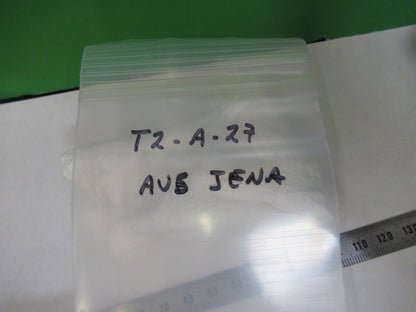 AUS JENA GERMANY HEAD GLASS PRISM OPTICS MICROSCOPE PART AS PICTURED T2-A-27