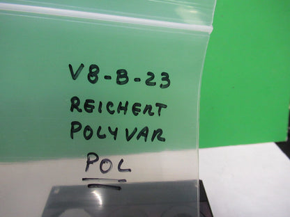 REICHERT POLYVAR AUSTRIA POLARIZER BLOCK MICROSCOPE PART AS PICTURED V8-B-23