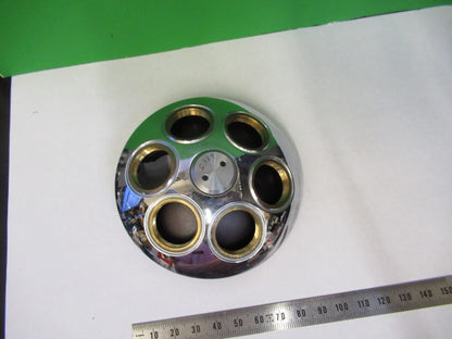 WILD HEERBRUGG SWISS M20 SEXTUPLE NOSEPIECE MICROSCOPE PART AS PICTURED W4-B-08