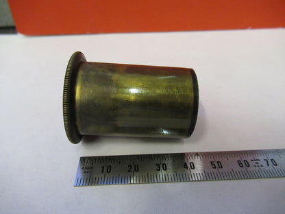 Antique Brass UK Eyepiece Rare Lens Optics Microscope Part