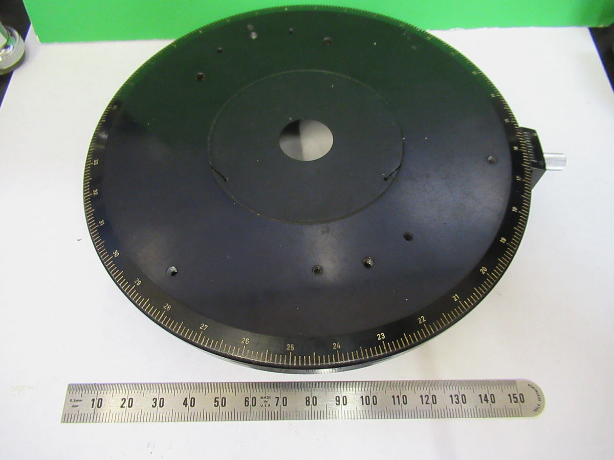Huge Carl Zeiss AG Germany Pol Rotable Stage Table Microscope Part