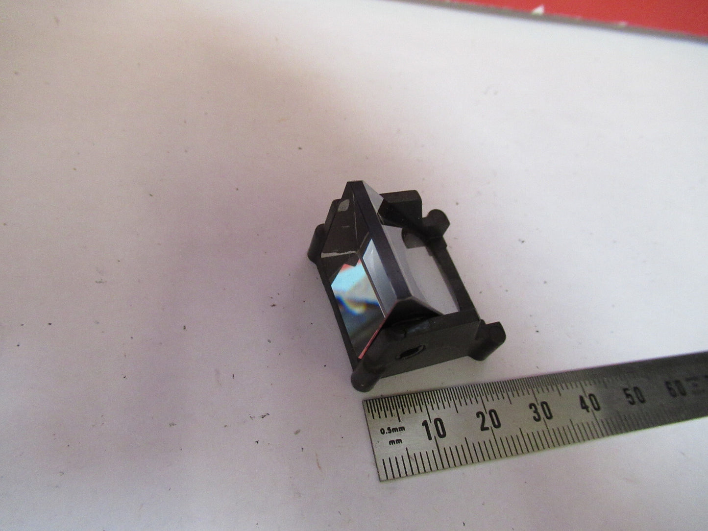 MEIJI JAPAN MOUNTED GLASS PRISM MICROSCOPE PART AS PICTURED X8-B-40