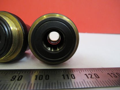 Olympus Japan Lot 100X 40X 10X 4X Microscope Part Objective