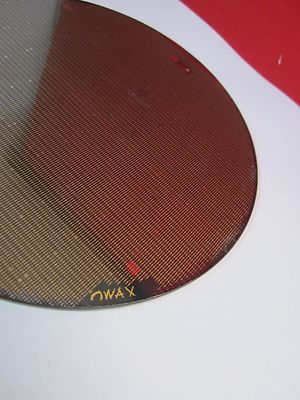 Optical Thick Wafer Silicon Carbide with Components Laser Optics