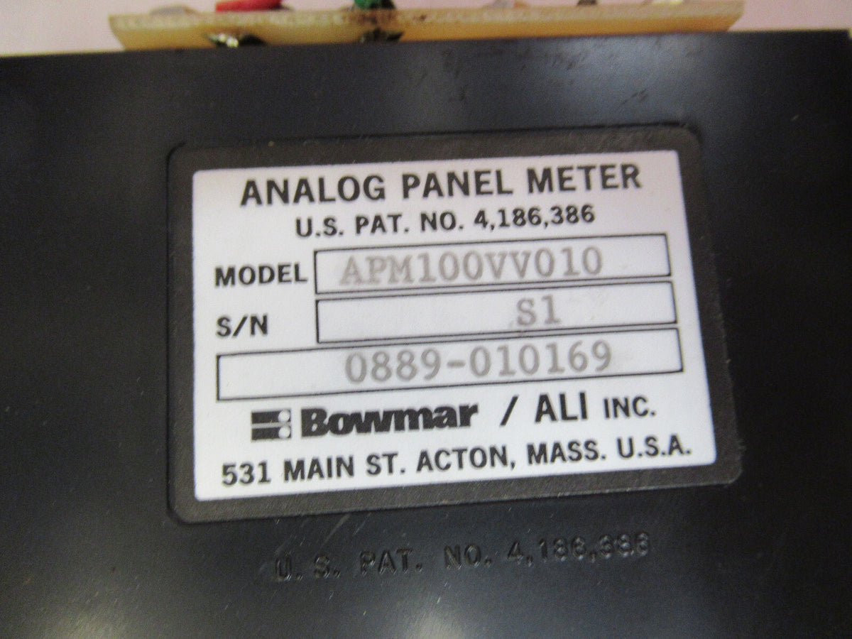 ANALOG PANEL METER BOWMAR INSTRUMENT MICROSCOPE PART AS PICTURED Y2-A-83