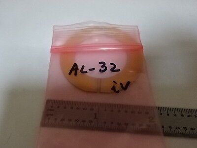 LARGE QUARTZ SINGLE CRYSTAL LOAD CELL PIEZOELECTRIC BLANK GOLD COAT PIEZO #AL-32