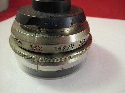 SPECTRA-TECH REFLACHTOMAT OBJECTIVE 15X MICROSCOPE PART AS PICTURED &Q5-A-21