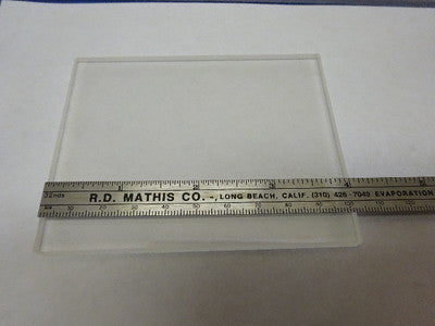 MICROSCOPE PART STAGE GLASS DULL & POLISHED SIDES OPTICS #83-05