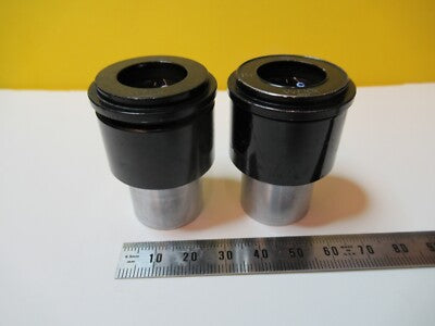 Olympus Japan Pair Bi WF10X Eyepiece Microscope Optics