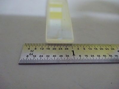 OPTICAL BI CONVEX RECTANGULAR LENS LASER OPTICS BIN#P7-43