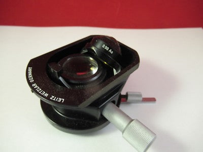 LEITZ WETZLAR GERMANY CONDENSER + IRIS MICROSCOPE PART AS PICTURED #FT-4-120