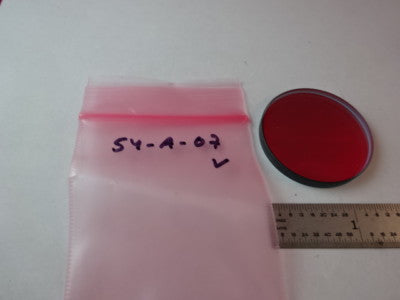 OPTICAL GLASS FILTER LENS WINDOW MIL SPEC LASER OPTICS AS IS #54-A-07
