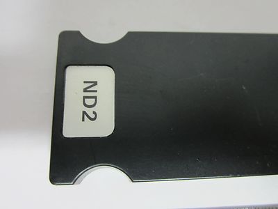 MICROSCOPE NIKON JAPAN NEUTRAL DENSITY FILTER SLIDE OPTICS BIN#A1-M-52