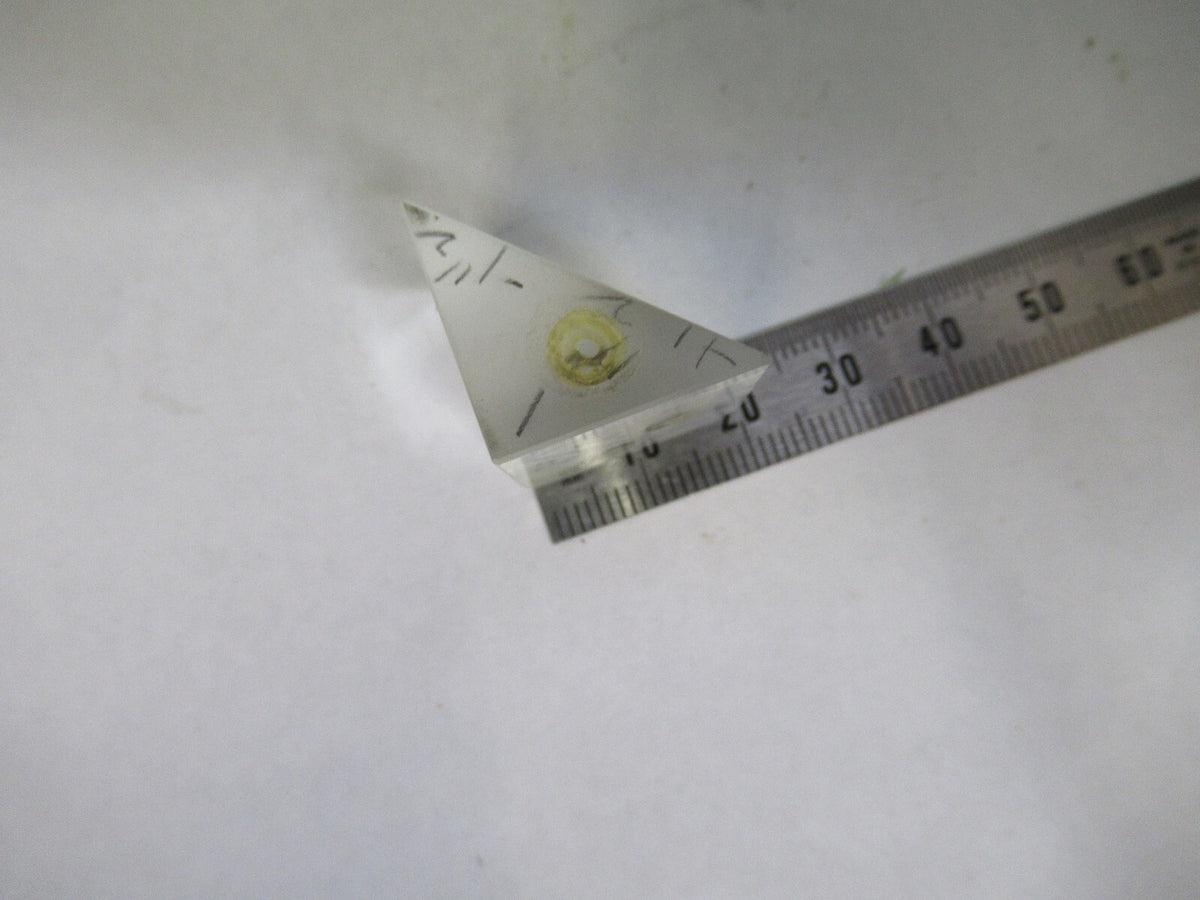 ANTIQUE BAUSCH LOMB PRISM HEAD OPTICS MICROSCOPE PART AS PICTURED &75-B-20